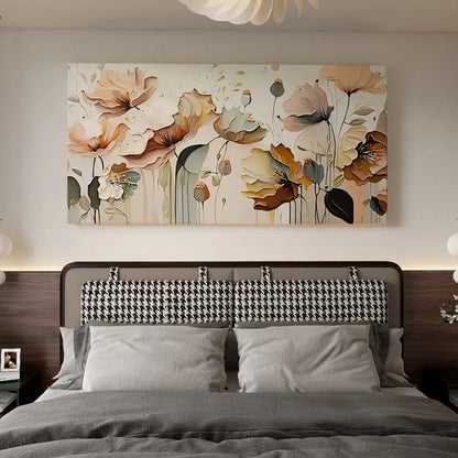Abstract Floral Canvas Art