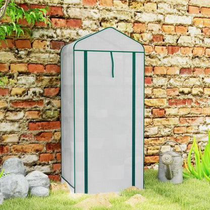 Mini Greenhouse with Screen Roof