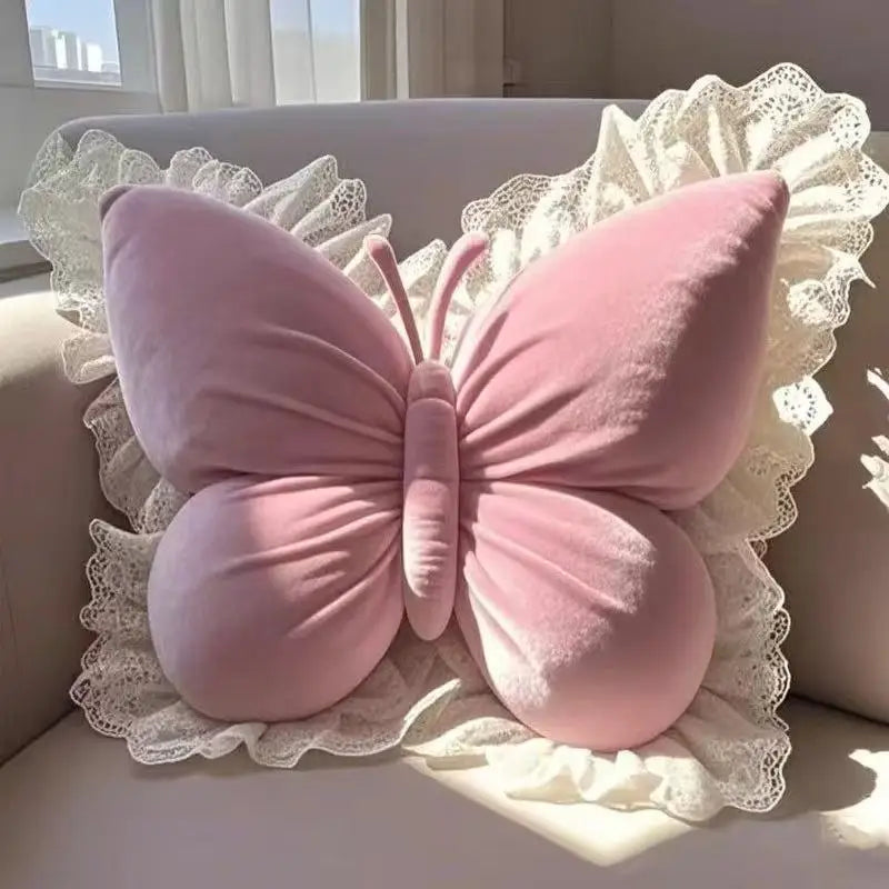 Princess Butterfly Pillow Cushion