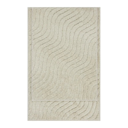 Tufted Waves 2 Piece Bath Rug Set
