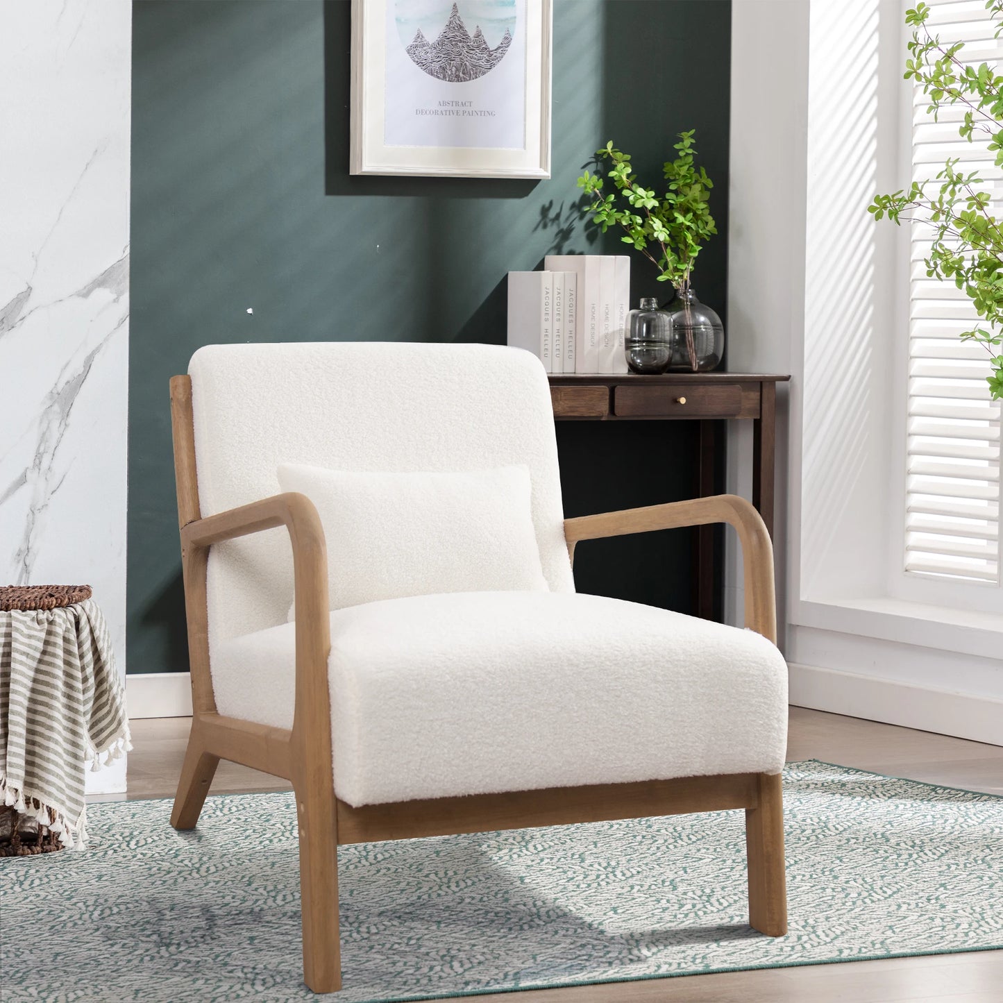 Comfortable Wood Frame Chair