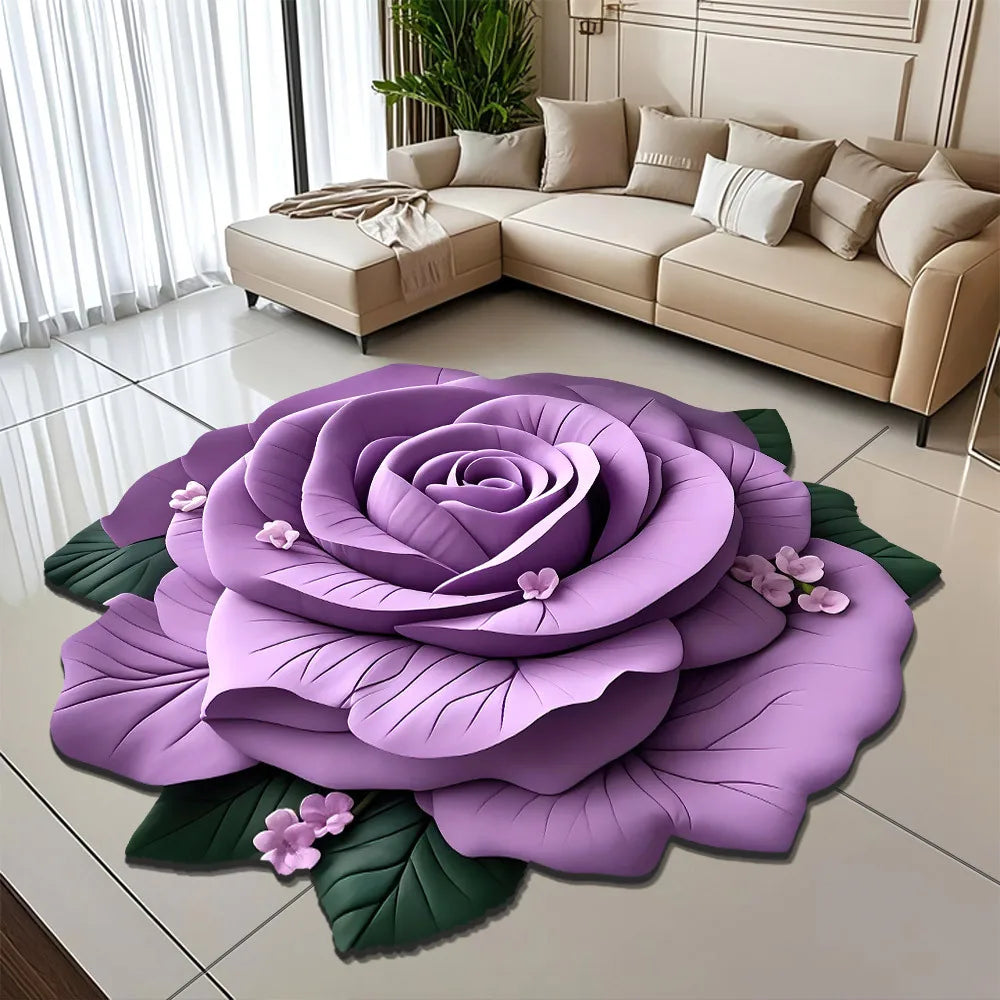 2D Floral Floor Mats