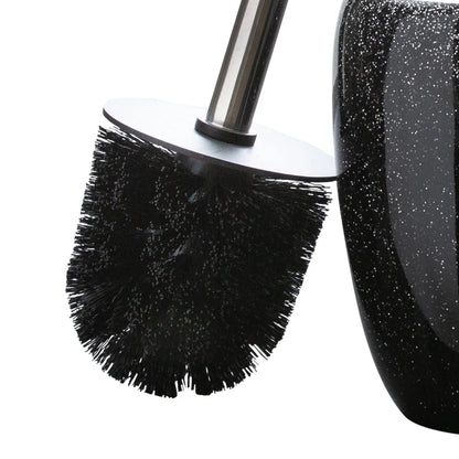 Glitter Toilet Bowl Brush and Canister Set