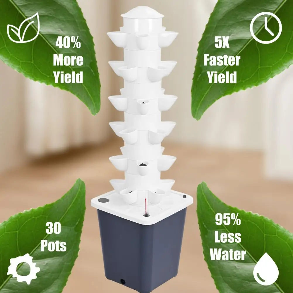 Hydroponic Plant Growing Tower