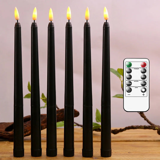 Flameless Electronic Black Candles
