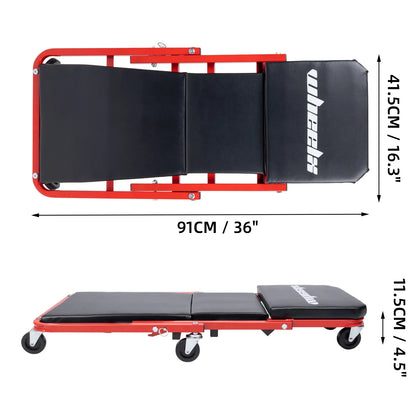 Rolling Foldable Garage Chair