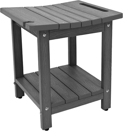 Sturdy 2-Tier Shower Stool