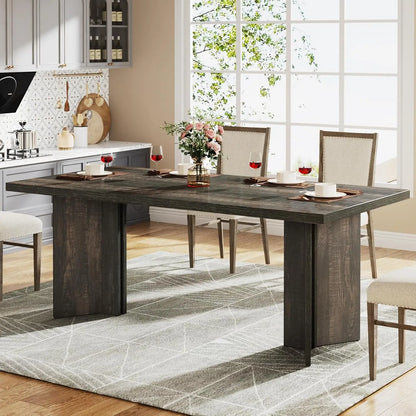 Rectangular Farmhouse Style Dining Table