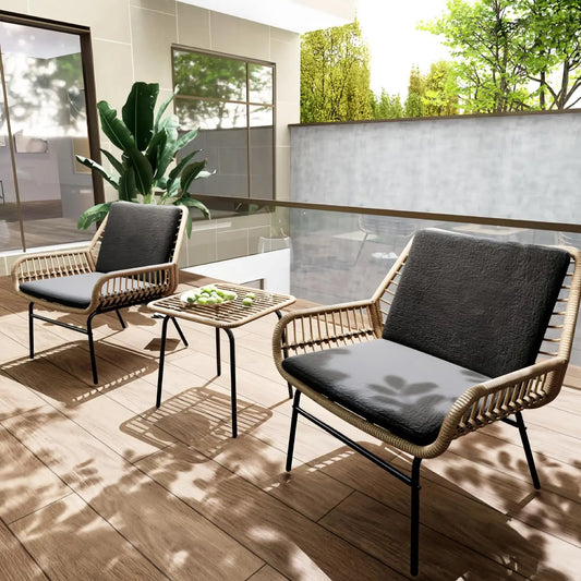 3 Piece Outdoor Patio Furniture Set