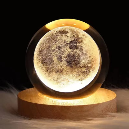Galaxy 3D Crystal Ball Night Light