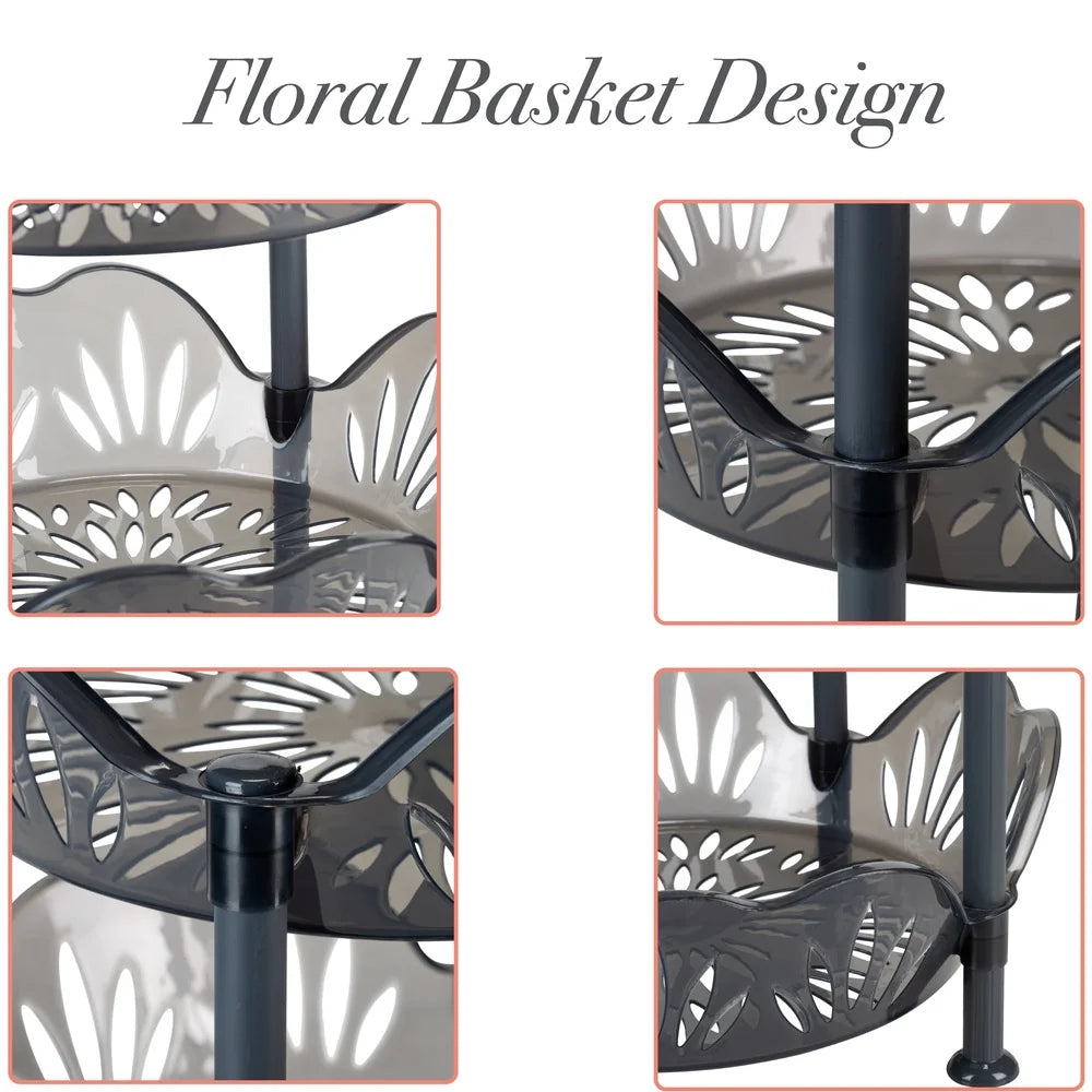 Floral Design Free Standing Shelf