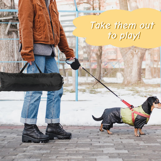 Portable Pet Tent with Tunnel