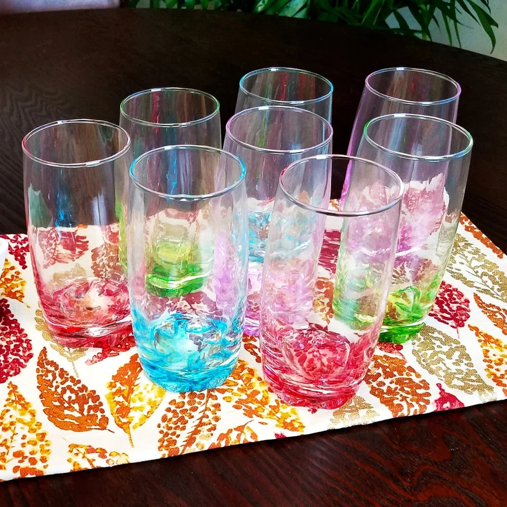 Colorful Contemporary  Glass Set
