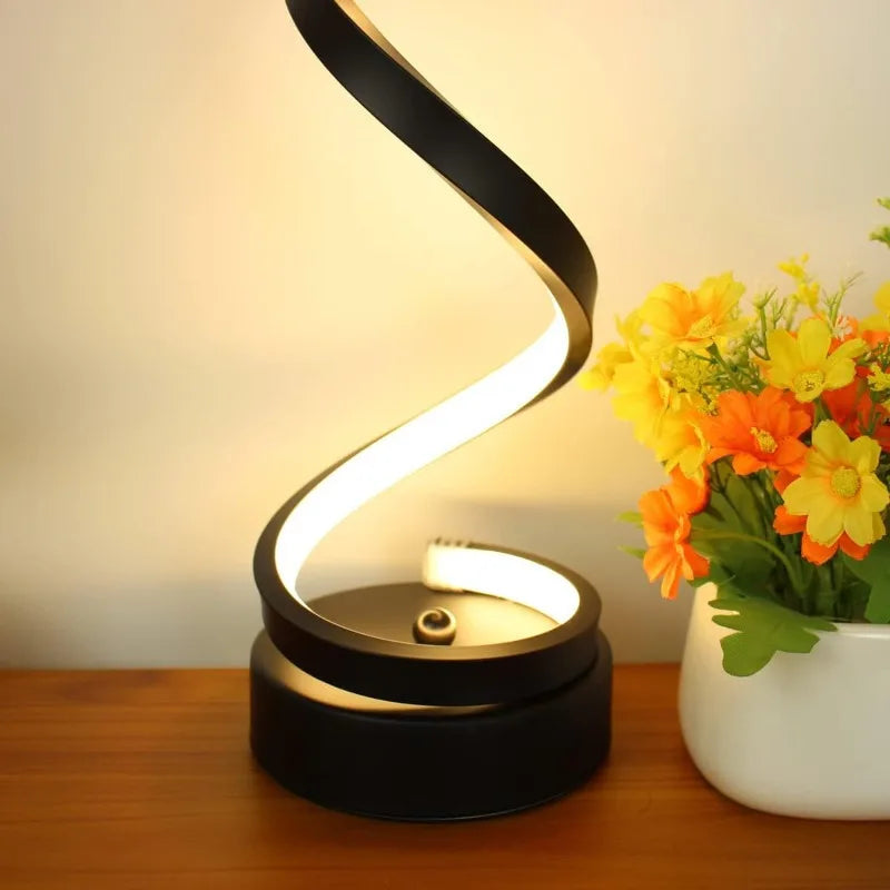 Bendable Spiral LED Table Lamp