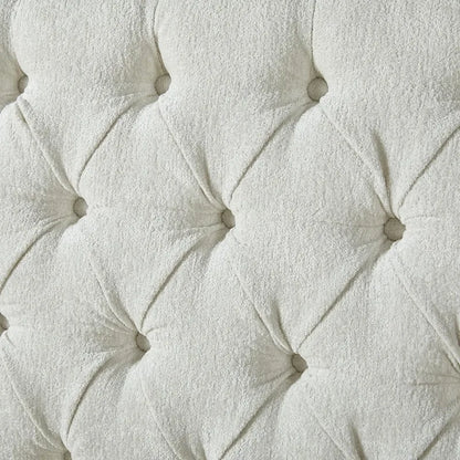 King Size Platform Bed Frame Upholstered Sleigh Style