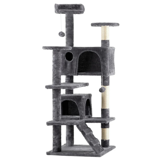 Multi-Level Cat Tower, Dark Grey