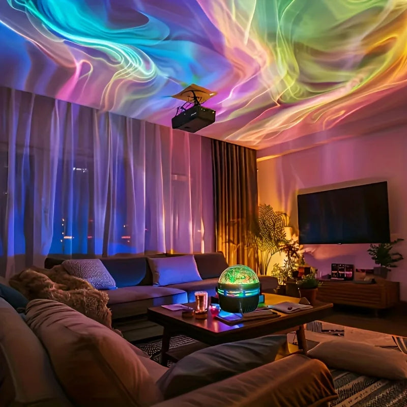 Aurora Borealis Sky Projector with Remote