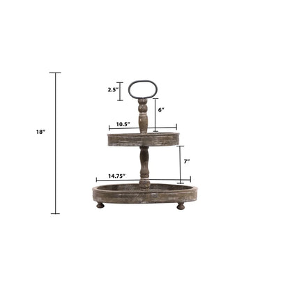 2-Tier Display Tray