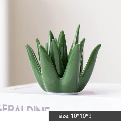 Ceramic Cactus Jewelry Storage
