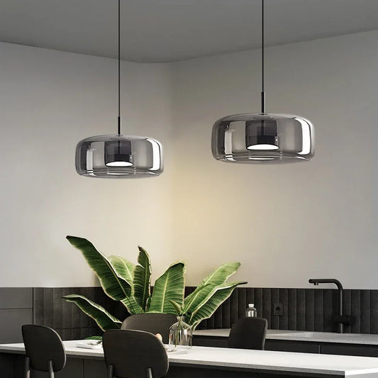 Hanging Nordic Glass Pendant Lamp
