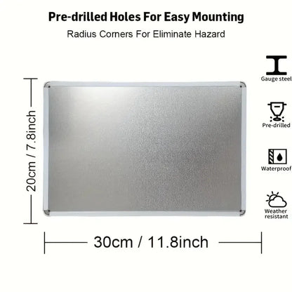 Funny Metal Workshop Signs