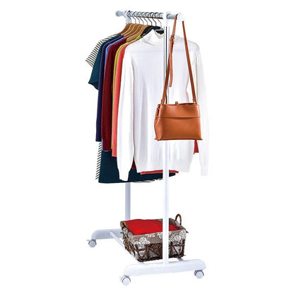 Adjustable Rolling Garment Rack
