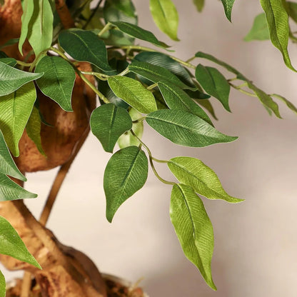 Sturdy Artificial Ficus Tree for Home Decor