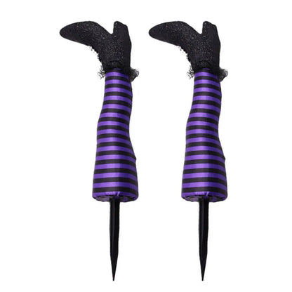 Upside Down Witch Legs Decoration