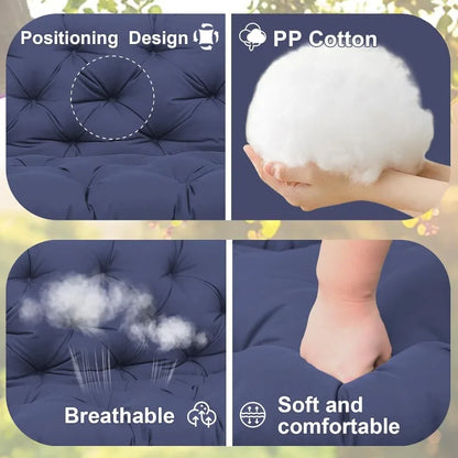 60 inch Waterproof Porch Swing Cushion