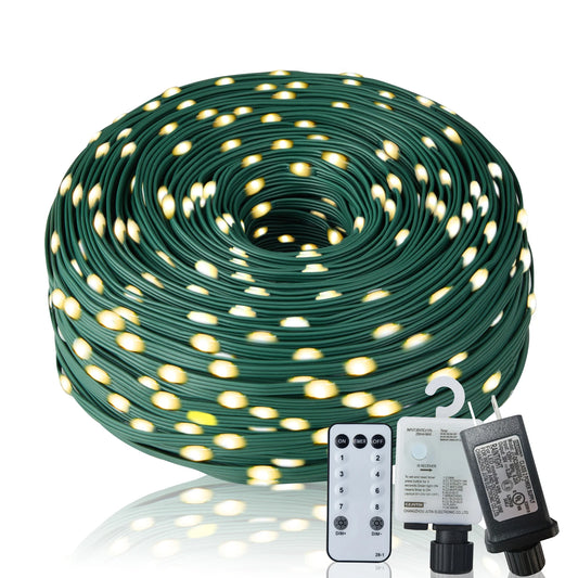 Outdoor Christmas Rope Lights,1000LED/328Ft
