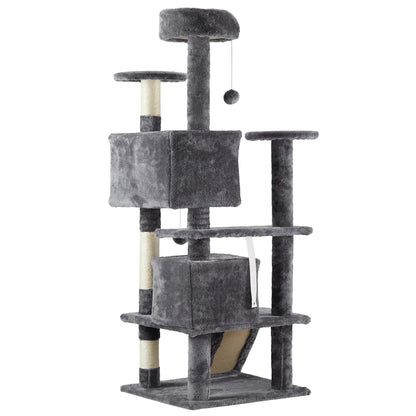 Multi-Level Cat Tower, Dark Grey
