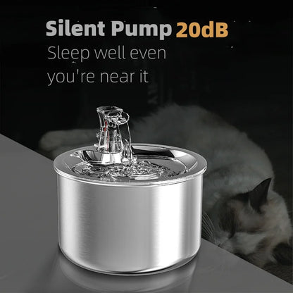 Stainless Steel Pet Water Fountain