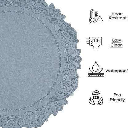 Elegant European Round Table Placemats