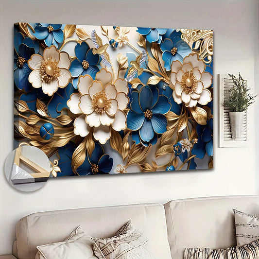 Canvas Floral Symphony Wall Art