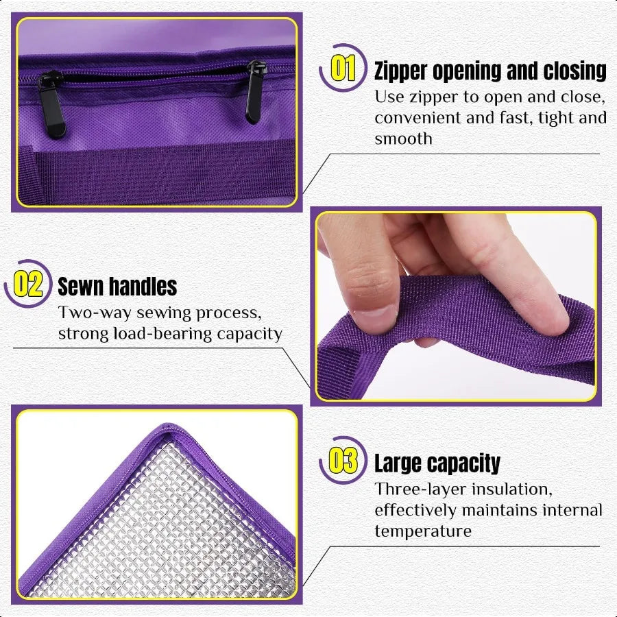 Large Insulated Food Delivery Bag