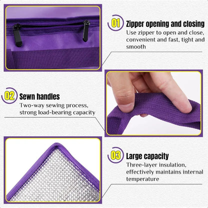 Large Insulated Food Delivery Bag