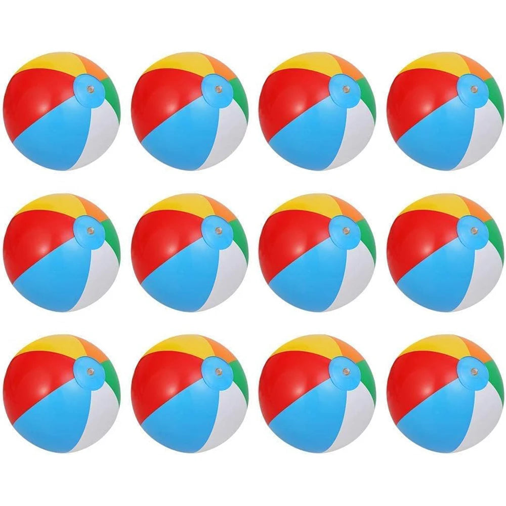 Inflatable Beach Balls Set of 12