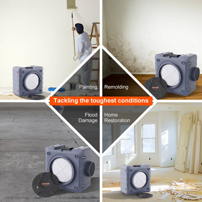 3-Stage Filtration Air Cleaner Machine