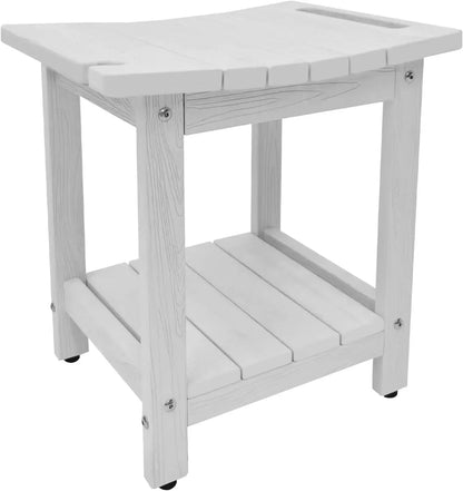 Sturdy 2-Tier Shower Stool