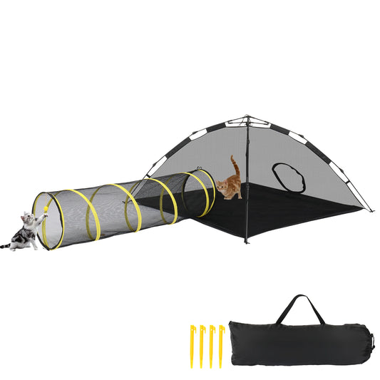 Portable Pet Tent with Tunnel