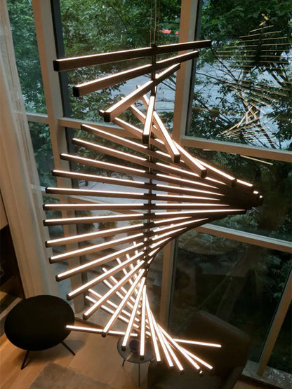 Modern LED Staircase Chandelier