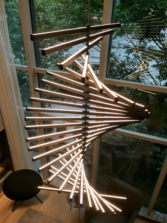 Modern LED Staircase Chandelier