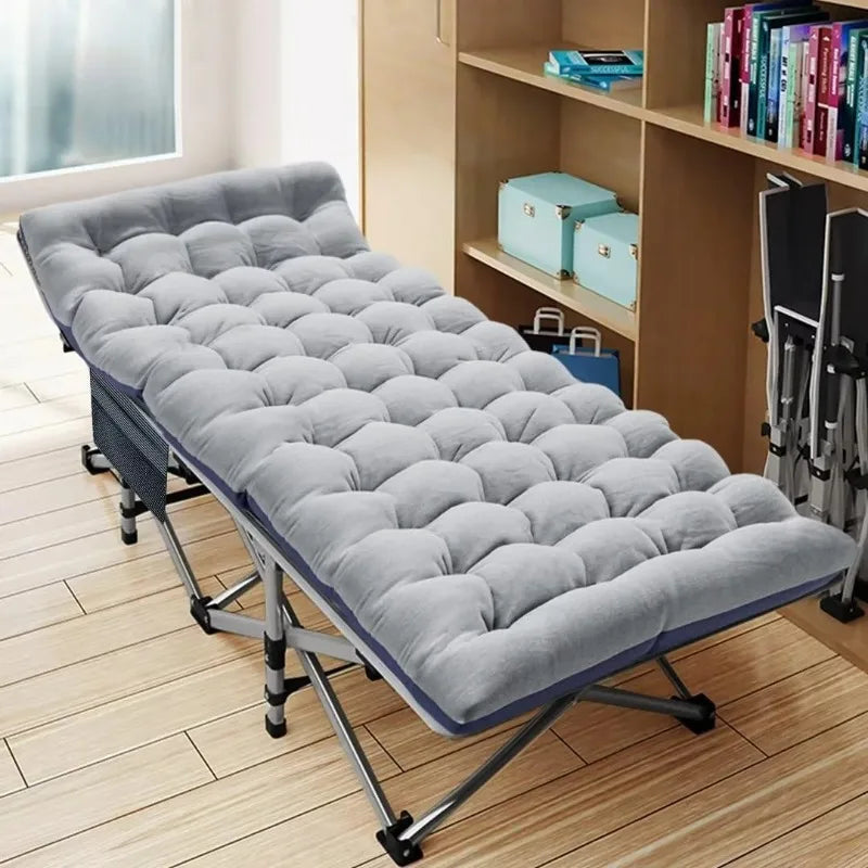 XL Folding Cot with Comfortable 2 Sided Mattress