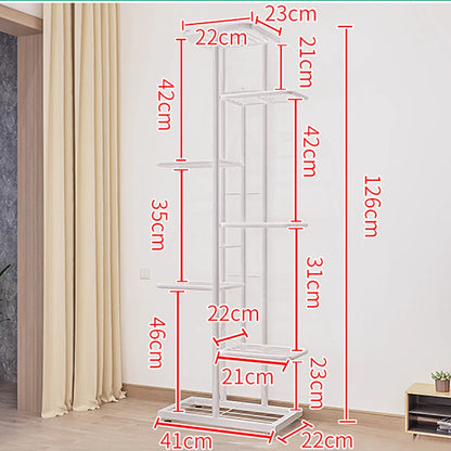 White Plant Stand Display