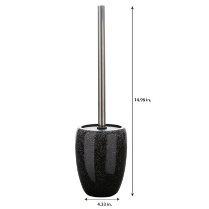 Glitter Toilet Bowl Brush and Canister Set