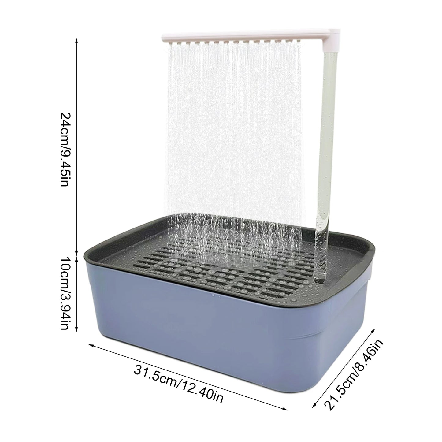 Circulation Shower for Small Birds