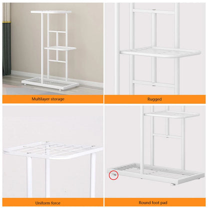 White Plant Stand Display