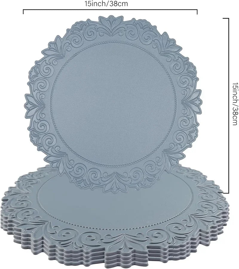 Elegant European Round Table Placemats