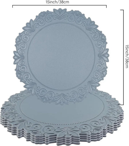 Elegant European Round Table Placemats