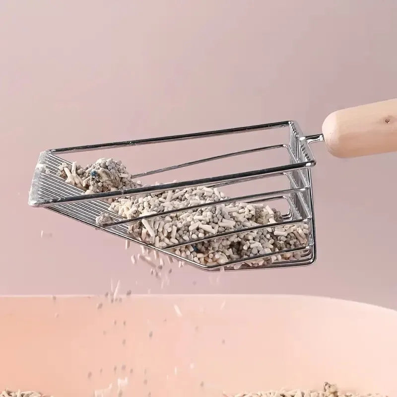 Durable Metal Cat Litter Shovel Set